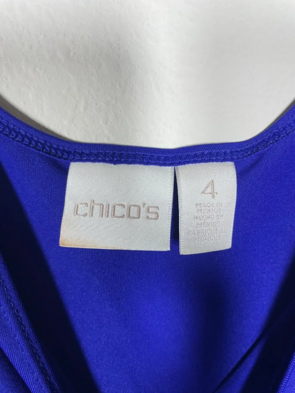 Chico's Women's Purple Tank Top Summer Resort Size: 4 XXL Lightweight!